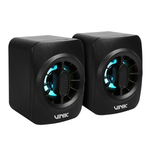 Caixa de Som Gamer Vinik Eclipse 6W 2.0 Led Rainbow - VSPKG6WEC
