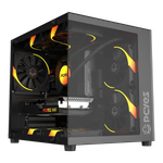 Gabinete Gamer PCYES Forcefield Mini Black Vulcan - GFFMNBV
