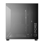 Gabinete Gamer PCYES Forcefield Mini Black Vulcan - GFFMNBV