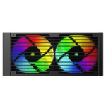 Water Cooler PCYES Duley 240mm Black Vulcan ARGB com Display - TDP 285W - WCDLY240