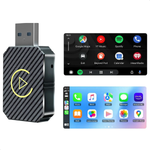 Adaptador USB Carplay e Android Auto Sem Fio, 2 Em 1 Conversor Automático