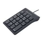 Teclado Numérico C3Tech USB KN-12BK - Preto