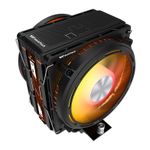 Cooler para Processador Aigo DarkFlash E400, ARGB, 2x120mm, Preto, E400-DUAL-BK