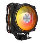 Cooler para Processador Aigo DarkFlash E400, ARGB, 2x120mm, Preto, E400-DUAL-BK