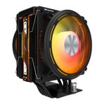 Cooler para Processador Aigo DarkFlash E400, ARGB, 2x120mm, Preto, E400-DUAL-BK