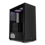 Gabinete Gamer HX310, Lateral de Vidro, 2 Fans, Preto, PG-HX310-BK-2F