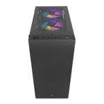 Gabinete Gamer HX310, Lateral de Vidro, 2 Fans, Preto, PG-HX310-BK-2F