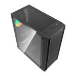 Gabinete Gamer Aigo Darkflash DK353, ARGB, Lateral de Vidro, 4 Fans, Preto, DK353-BK