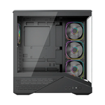 Gabinete Gamer 1STPLAYER GM7, RGB, Lateral em Vidro Temperado, 4 Fans, GM7-BK-3FN7R-1FN7