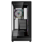 Gabinete Gamer 1STPLAYER GM7, RGB, Lateral em Vidro Temperado, 4 Fans, GM7-BK-3FN7R-1FN7