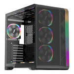 Gabinete Gamer 1STPLAYER VT7, Lateral em Vidro Temperado, Sem Fan, VT7-BK