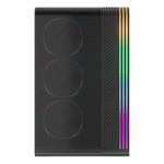 Gabinete Gamer 1STPLAYER VT7, Lateral em Vidro Temperado, Sem Fan, VT7-BK
