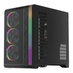 Gabinete Gamer 1STPLAYER VT7, Lateral em Vidro Temperado, Sem Fan, VT7-BK