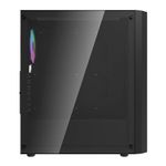 Gabinete Gamer Aigo Darkflash DK351, RGB, Lateral de Vidro, Com 4 Fans, DK351-BK