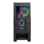 Gabinete Gamer Aigo Darkflash DK361, ARGB, Lateral de Vidro, Com 4 Fans, DK361-BK