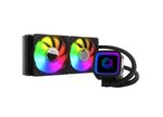 Water Cooler PCYES Tundra Black Vulcan ARGB 240MM - WCTBV240