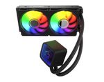 Water Cooler PCYES Tundra Black Vulcan ARGB 240MM - WCTBV240