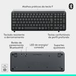 Teclado e Mouse Logitech Wireless/Bluetooth MK250, 920-013516