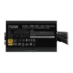 Fonte Cooler Master MWE Gold 750 V3, 750W, PFC Ativo, MPE-7506-ACAG-BBR