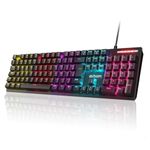 Teclado Gamer Mecânico Exbom BK-G500 RGB, Switch Azul