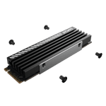 Dissipador de Calor Heatsink para SSD M.2 Nvme 2280 Pcyes Heat Shield - PHS2280BK