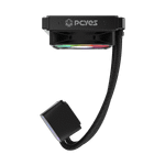 Water Cooler PCYES Tundra Black Vulcan ARGB 120MM - WCTBK120