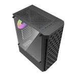 Gabinete Gamer Aigo DarkFlash DK300, Lateral de Vidro, Com 4 Fans, Preto, DK300-BK