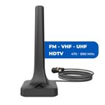 Antena TV Digital DTV-200, Cabo 2,5m, Aquário