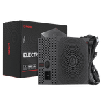 Fonte PCYES Electro V2 650W Black Vulcan 80 Plus Bronze ELECV2PTO650W