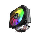Cooler para Processador Pcyes Tundra 120 Black Vulcan Led Rainbow TDP 160W - ACTBKA120