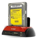 Dock Station B-Max SATA / IDE, 2,5 e 3,5, Leitor Cartão, USB