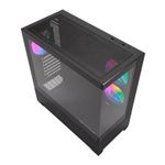 Gabinete Gamer Aigo Darkflash Panoramic DS900 Air, Rainbow, Lateral de Vidro, Com 3 Fans