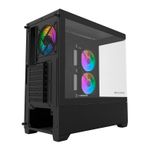 Gabinete Gamer Aigo Darkflash Panoramic DS900 Air, Rainbow, Lateral de Vidro, Com 3 Fans