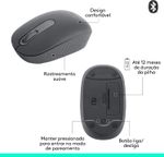 Mouse Logitech Bluetooth M196 Grafite