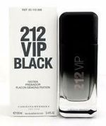 PRÉ-VENDA Tester Original 212 VIP Black Carolina Herrera Eau de Parfum - Perfume Masculino 100ml