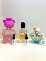 Kit Decant Feminino 5ml – Leve 3, Pague 2 (Sí Armani, Toy Bubble e Dylan Turquoise)