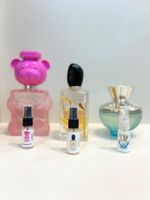 Kit Decant Feminino 5ml – Leve 3, Pague 2 (Sí Armani, Toy Bubble e Dylan Turquoise)