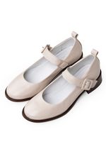 Sapato Mary Jane Couro Gelo