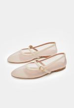 Sapatilha Tela Malu Couro Off White