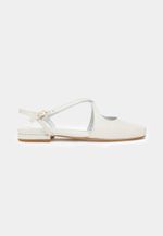 Sapatilha Matilde Couro Off White