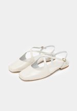 Sapatilha Matilde Couro Off White