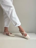Sapatilha Matilde Couro Off White