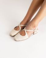 Sapatilha Matilde Couro Off White
