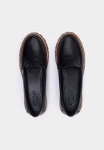 Mocassim Tratorado Couro Preto