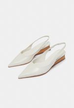 Scarpin Slingback Madeira Lina Off White 