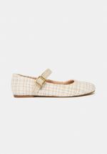 Sapatilha Manu Tweed Off White