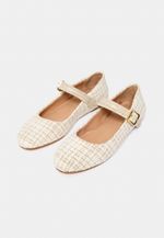 Sapatilha Manu Tweed Off White