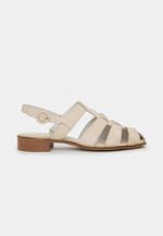 Fisherman Cyan Couro Off White 
