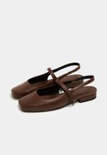 Sapatilha Ballet New Couro Cacau