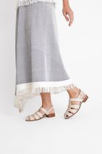 Fisherman Cyan Couro Off White 